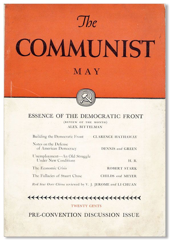 Item #37571] The Communist: A Magazine of the Theory and Practice of Marxism-Leninism, Vol. XVII,...