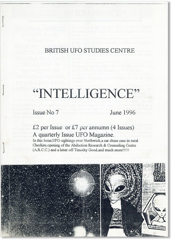 Item #38194] "Intelligence," Issue no. 7, June, 1996. Eric MORRIS, ed