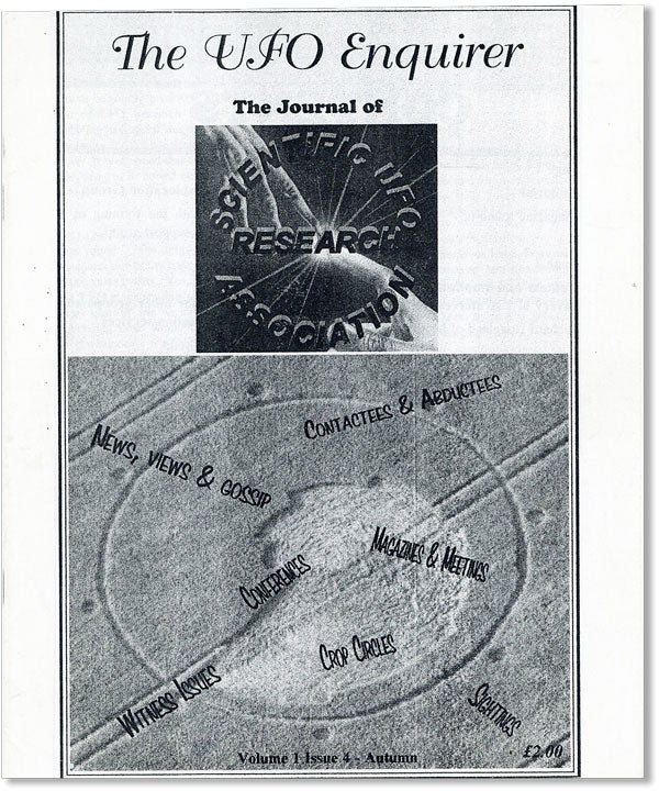 Item #38311] The UFO Enquirer: The Journal of [the] Scientific UFO Research Association. Vol. 1,...