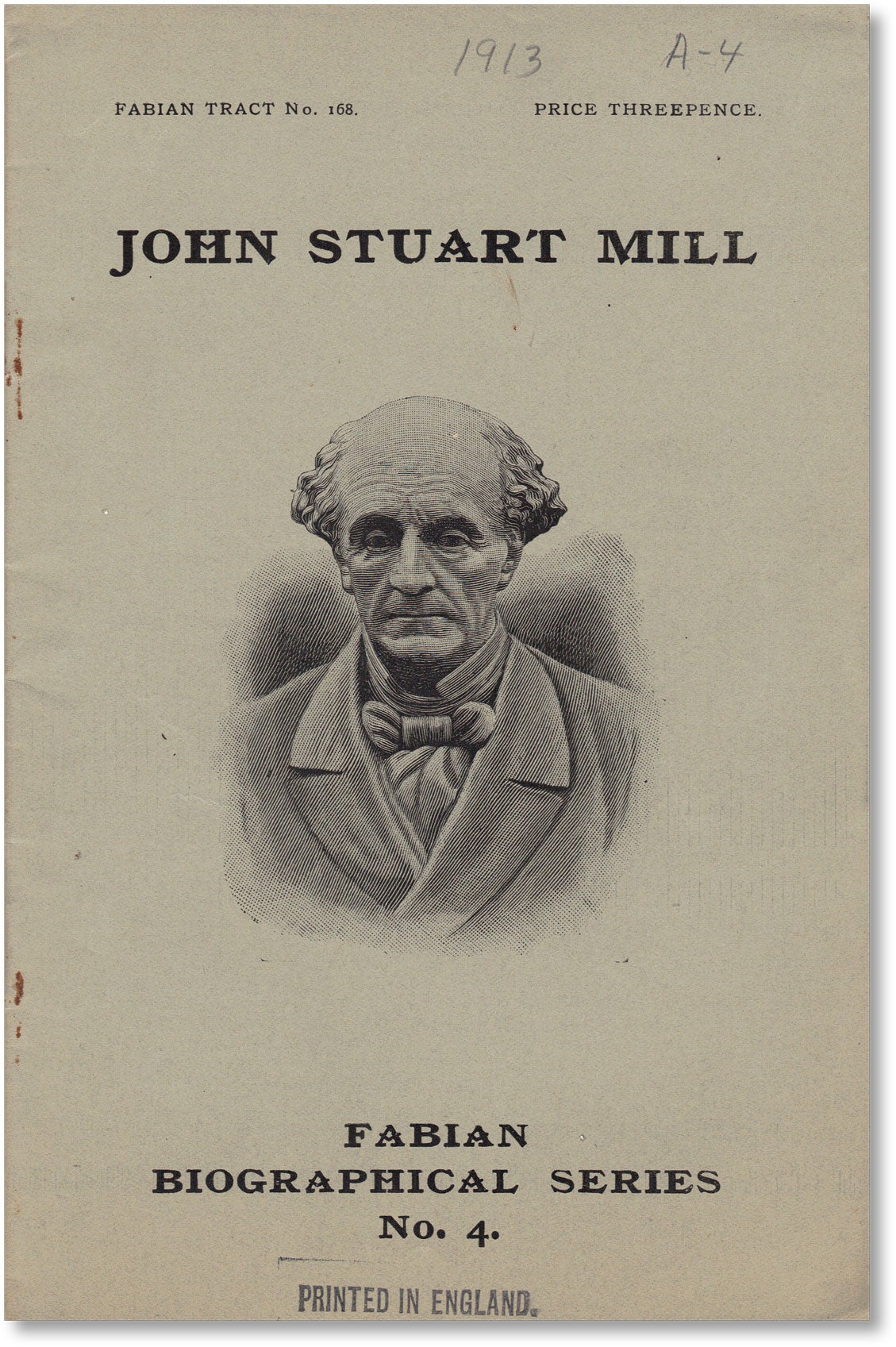 [Item #3943] John Stuart Mill. Julius West.