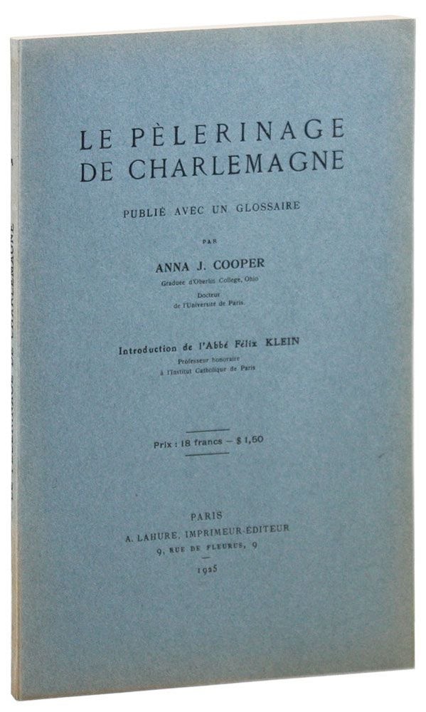 Item #40177] Le Pèlerinage de Charlemagne. Publié Avec un Glossaire. Introduction de l'Abbé...
