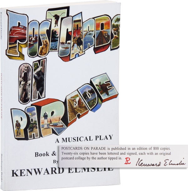 Item #40674] Postcards on Parade (Lettered Edition). Book, Lyrics, Kenward ELMSLIE, Steven...
