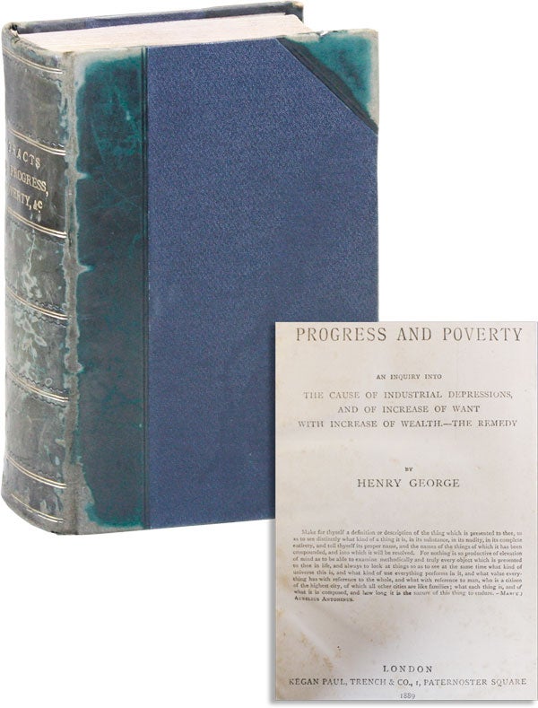 Item #41660] Sammelband of Six Tracts on Economics and Socialism [Progress and Poverty [AND]...