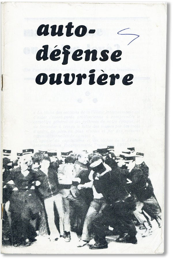 Item #42097] Auto-Défense Ouvrière [Taupe Rouge no. 14]. LIGUE COMMUNISTE
