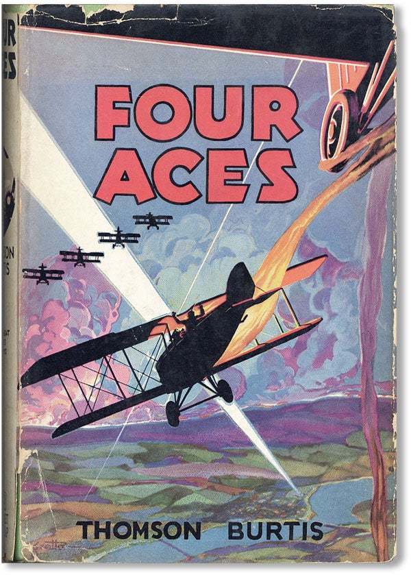 Item #42224] Four Aces (Air Combat Stories, no. 2). Thomson BURTIS