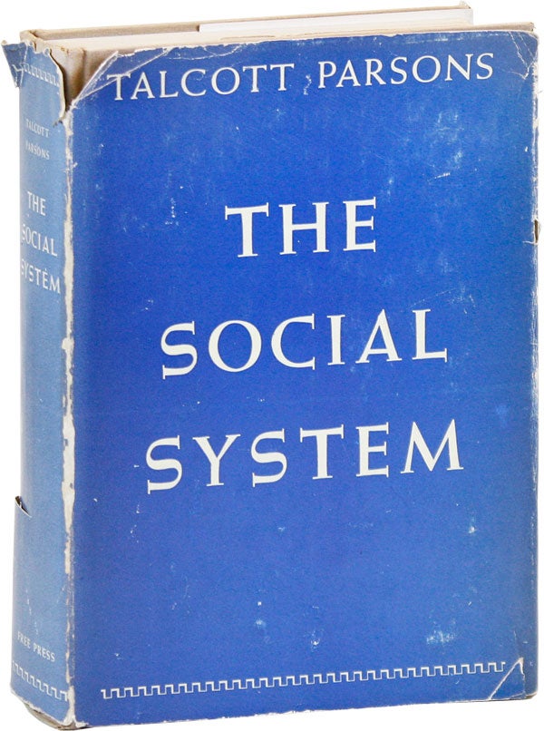 Item #42410] The Social System. Talcott PARSONS