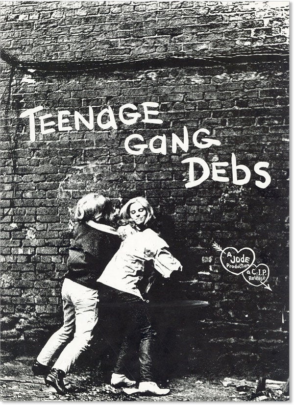 Item #42963] Teenage Gang Debs [Original Film Pressbook]. FILM, JUVENILE DELINQUENCY