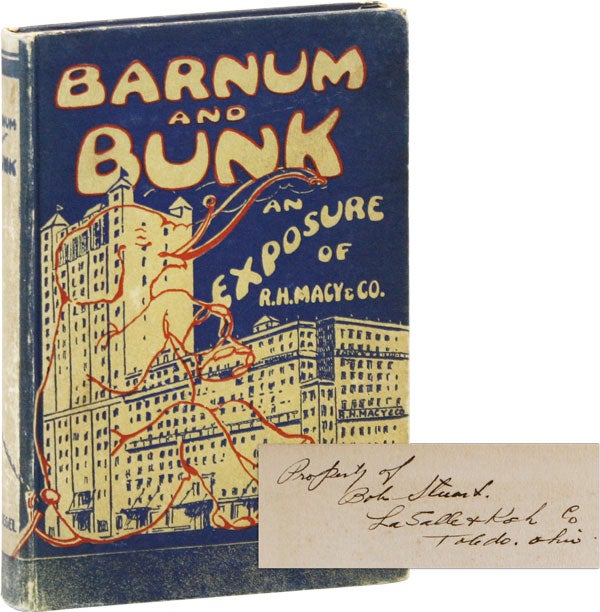 Item #43621] Barnum and Bunk. E. C. RIEGEL