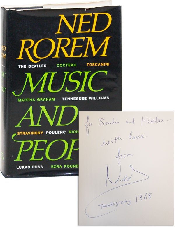 Item #44318] Music and People [Inscribed to Sondra Lee]. Ned ROREM