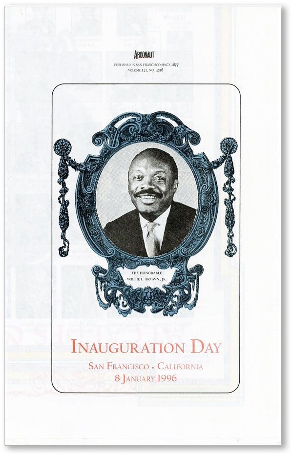 Item #45287] Inauguration Day, San Francisco, California, 8 January 1996 [Argonaut, Vol. 141, no....