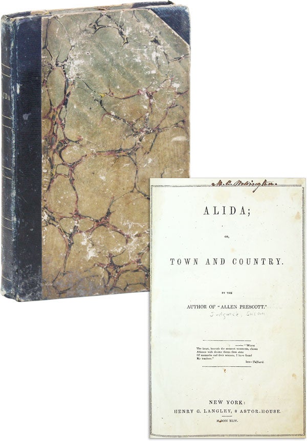 Item #45369] Alida; or, Town and Country [Bound with] Abednego the Money Lender: A Novel....