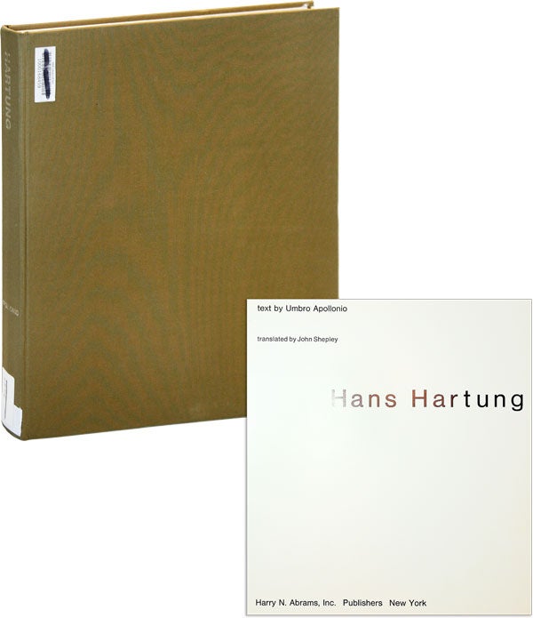 Item #46969] Hans Hartung. Hans HARTUNG, Umbro APOLLONIO, trans John Shepley