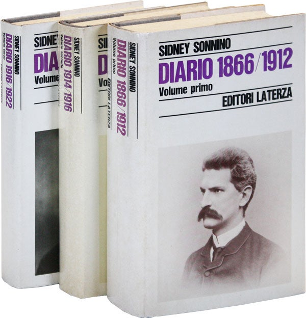 Item #47556] Diario [Vol. 1: 1866-1912; Vol. 2: 1914-1916; Vol. 3: 1916-1922]. Sidney SONNINO,...