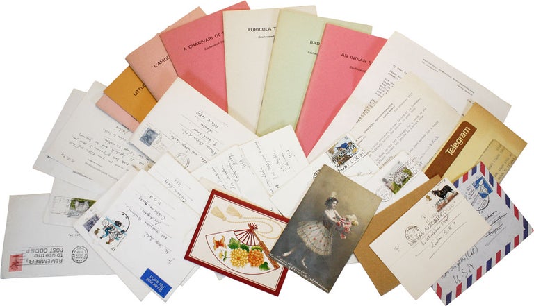 Item #47603] Collection of Correspondence and Chapbooks Addressed to Doris Niles and Serge...