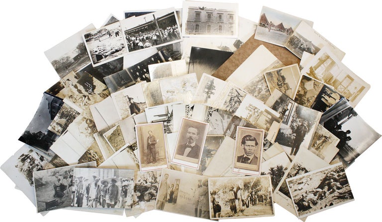 Item #47618] Archive of Eighty-two Photographic Images of the Mexican-American Border Wars in...