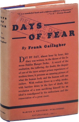Days of Fear [Two Editions] [WITH] Autograph Note Signed
