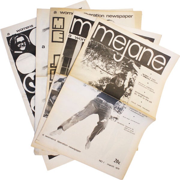 Mejane - Women's Liberation Newspaper. Nos 1-5 (March-November, 1971. WOMEN, MEJANE COLLECTIVE.