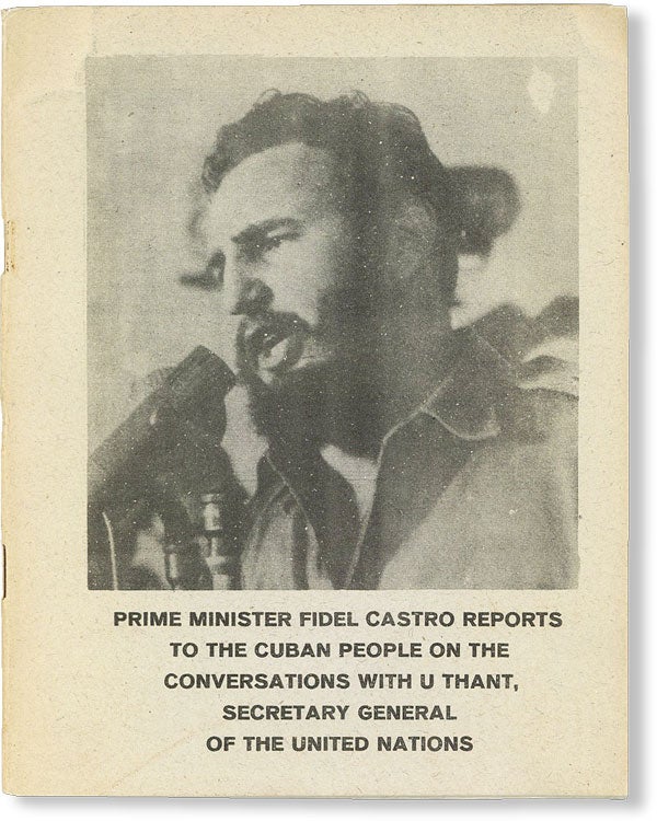 Item #48853] Prime Minister Fidel Castro Reports to the Cuban People on the Conversations with U...