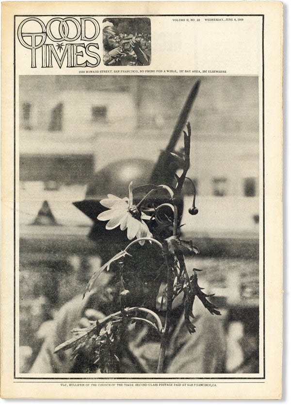 Item #48903] Good Times - Vol.2, No.22 (June 4, 1969). UNDERGROUND NEWSPAPERS