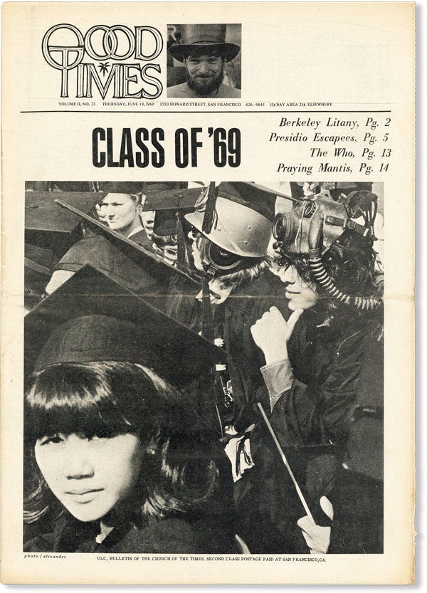Item #48904] Good Times - Vol.2, No.23 (June 19, 1969). UNDERGROUND NEWSPAPERS