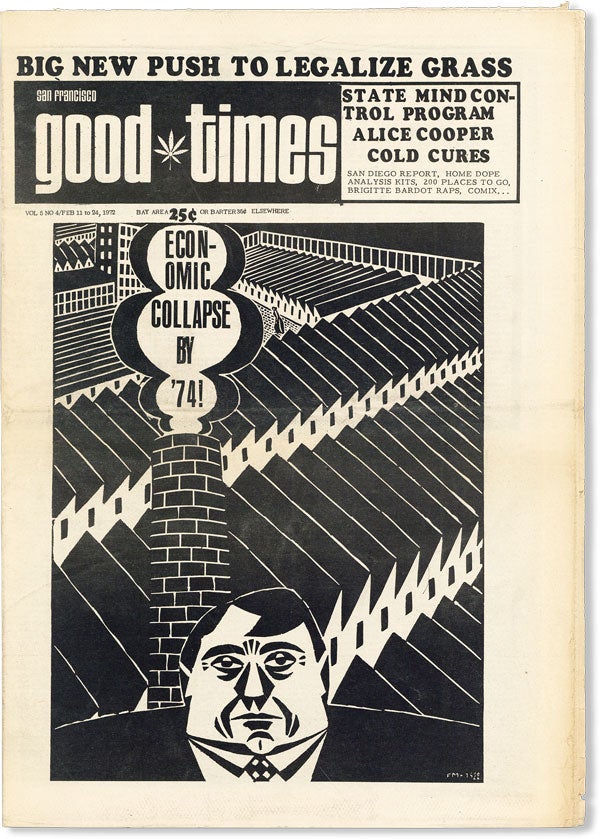 Item #48909] San Francisco Good Times - Vol.5, No.4 (February 11-24, 1972). UNDERGROUND NEWSPAPERS