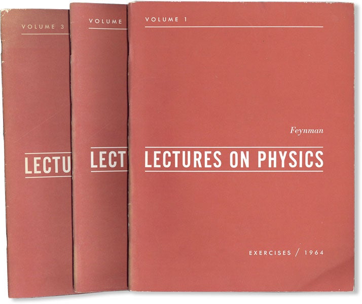 Item #48921] Lectures On Physics: Exercises - Volumes 1-3. PHYSICS, Richard FEYNMAN