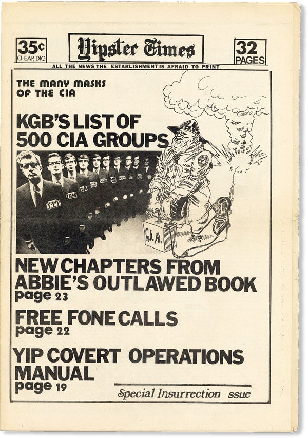 Item #49119] Yipster Times - Vol.3, No.3 (Fall/Winter, 1975). UNDERGROUND NEWSPAPERS, Abbie...