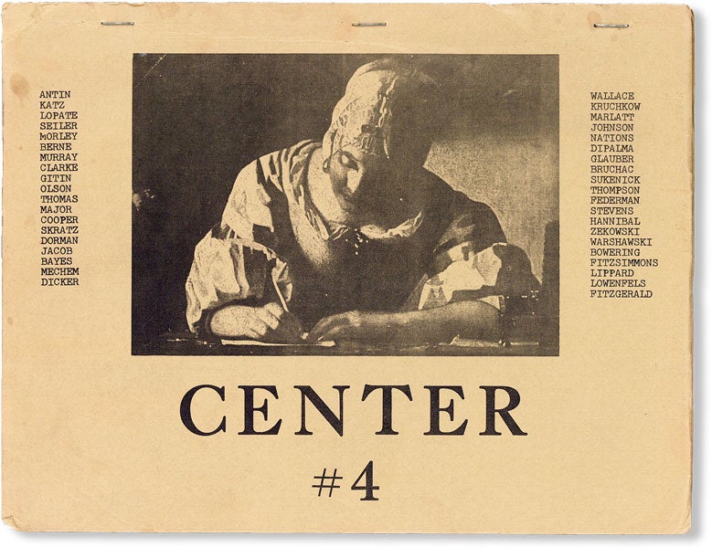 [Item #49143] Center #4. Carol BERGE, ed.
