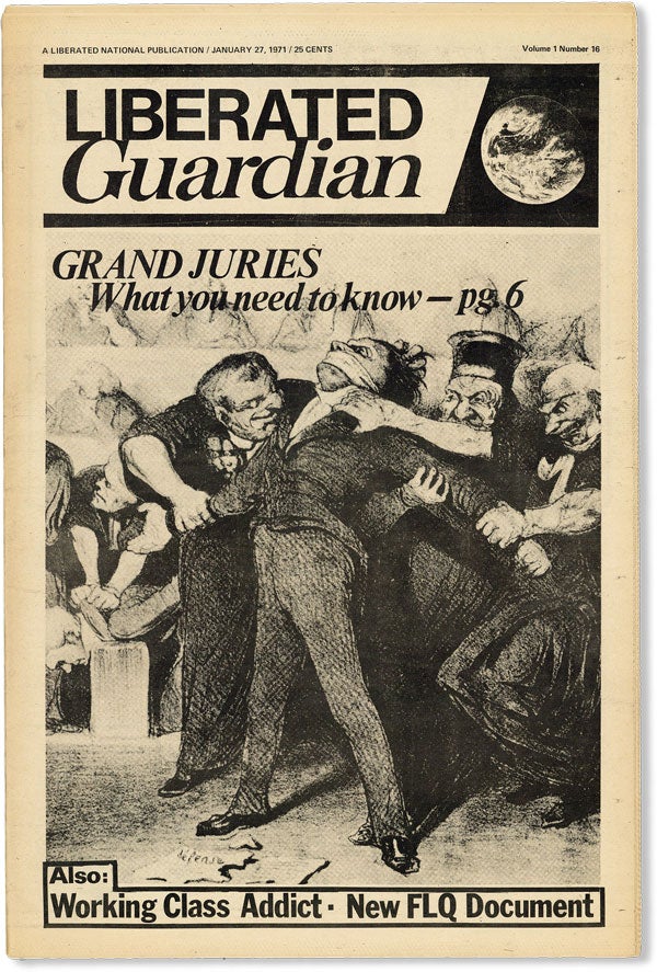 Item #49210] Liberated Guardian - Vol.1, No.16 (January 27, 1971). NEW LEFT