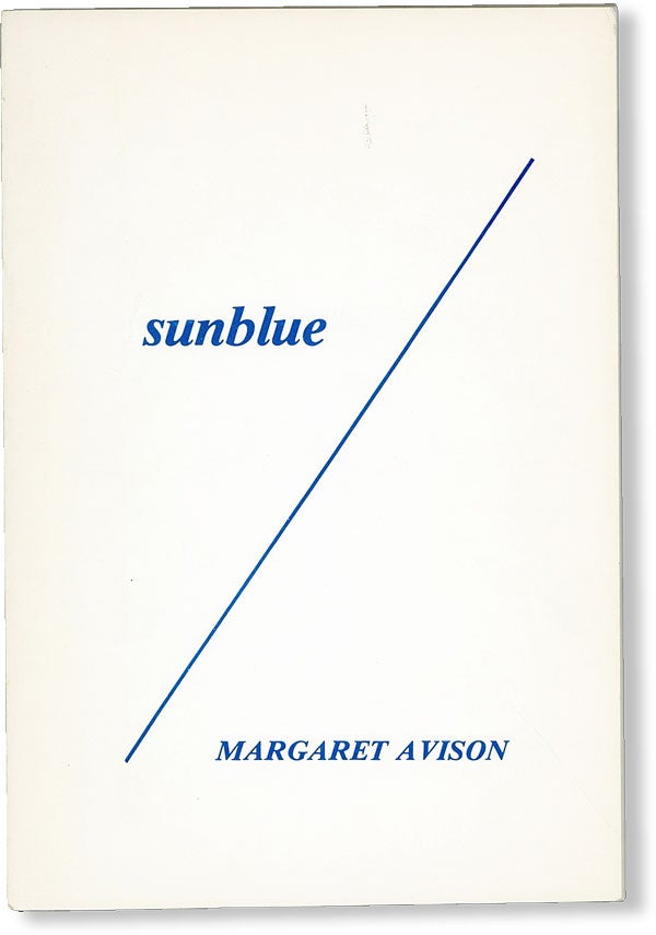 Item #49216] Sunblue. Margaret AVISON