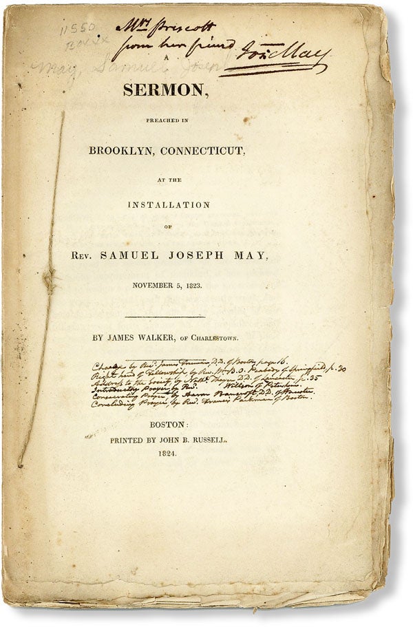 Item #49464] A Sermon, Preached in Brooklyn, Connecticut, at the Installation of Rev. Samuel...