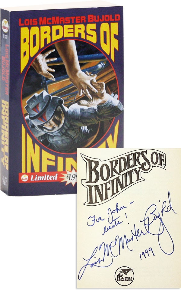Item #49965] Borders of Infinity [Inscribed]. Lois McMaster BUJOLD