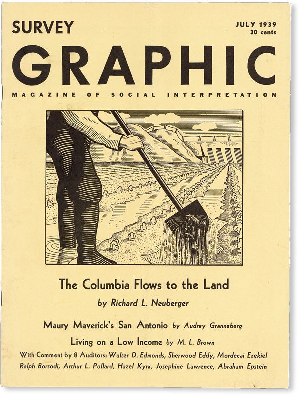 Survey Graphic: Magazine of Social Interpretation - Vol.XXVIII, No.7 (July, 1939. Paul KELLOGG.