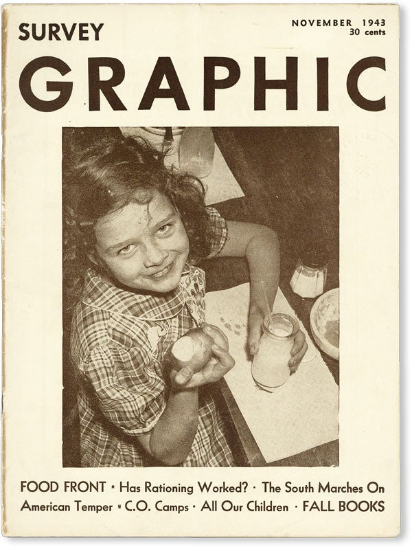 Survey Graphic - Vol.XXXII, No.11 (November, 1943. Paul KELLOGG.