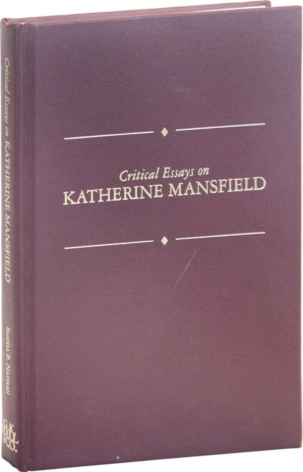 Item #51056] Critical Essays on Katherine Mansfield. Rhoda B. NATHAN, ed