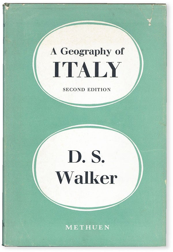 Item #51114] A Geography of Italy. D. S. WALKER