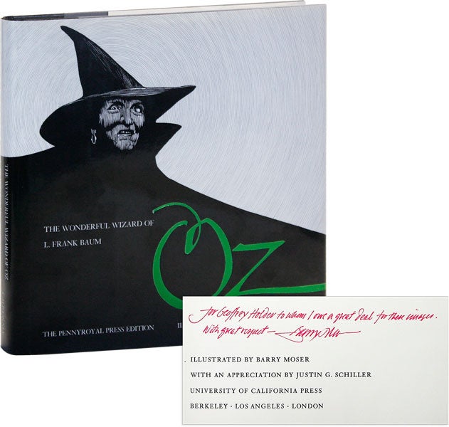 [Item #51141] The Wonderful Wizard of Oz [Inscribed to Geoffrey Holder]. L. Frank BAUM, Barry MOSER, novel, illustrations.