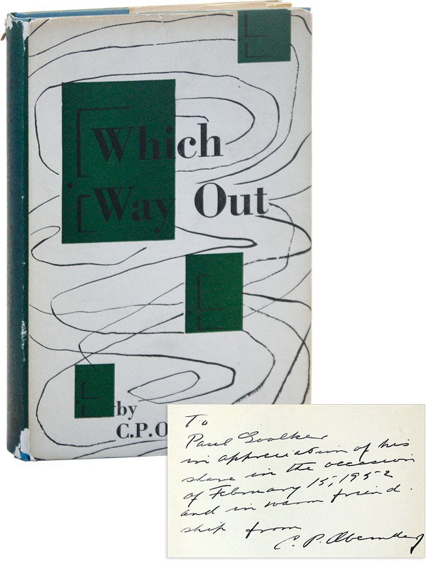 Item #51142] Which Way Out: Stories Based on the Experience of a Psychiatrist [Inscribed and...