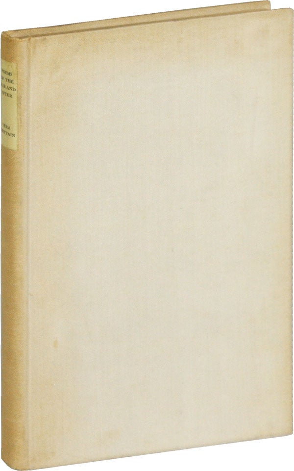 Item #52067] Poems of the War and After. Vera BRITTAIN