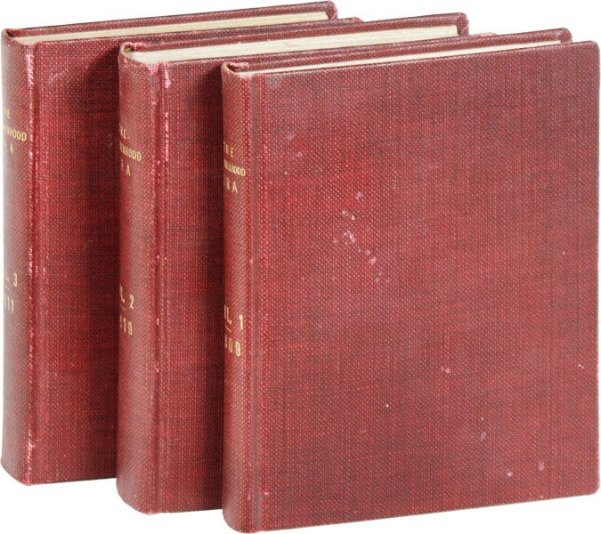 Item #52106] The Brotherhood Era. Vols 1-3 (1909-1911). BROTHERHOOD MOVEMENT - CONGREGATIONALISM,...