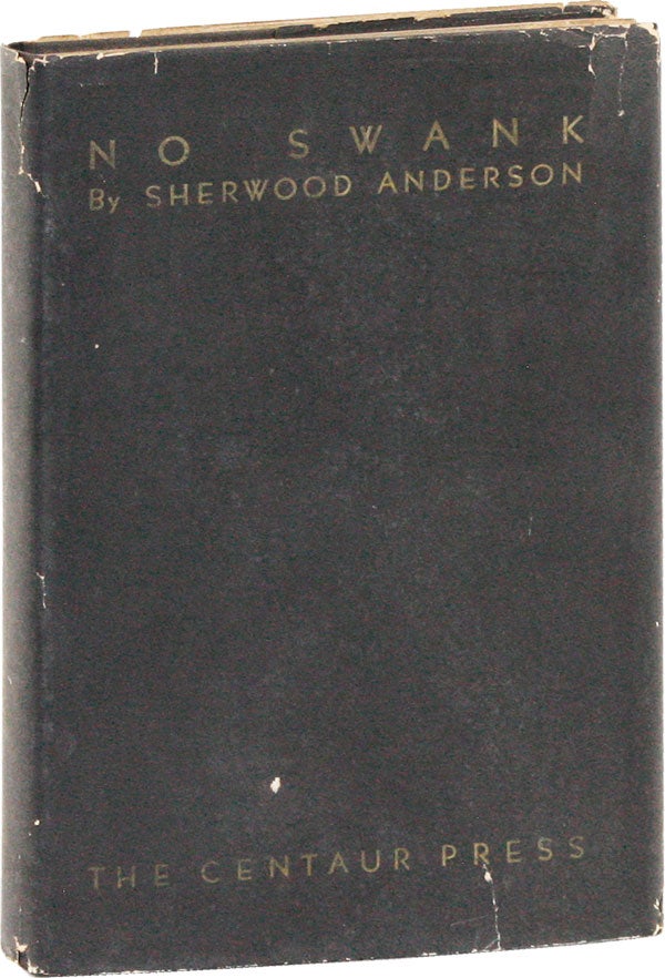 Item #53017] No Swank. Sherwood ANDERSON