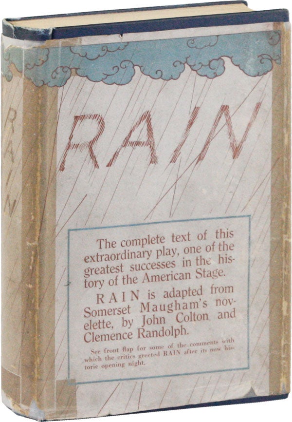Item #53168] Rain: A Play in Three Acts, Founded on W. Somerset Maugham's Story "Miss Thompson"...