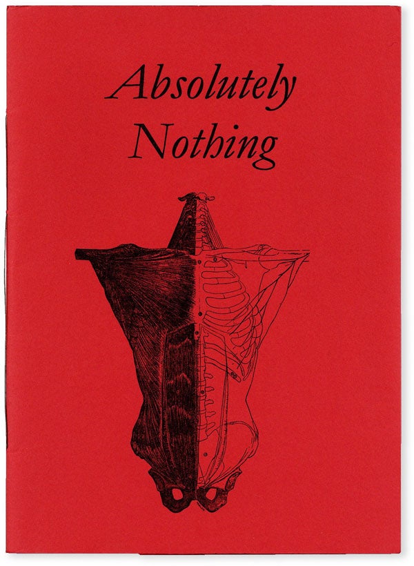 Item #53306] Absolutely Nothing [Signed]. A. L. KENNEDY, Alison Louise