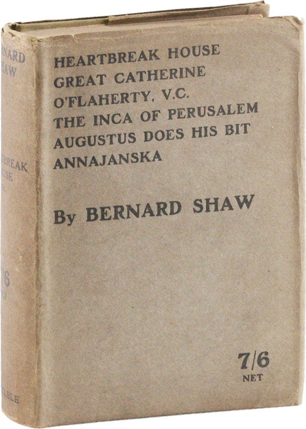 Item #53501] Heartbreak House, Great Catherine, and Playlets of the War. Bernard SHAW, George