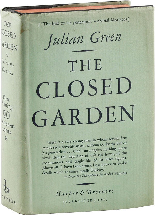 Item #54085] The Closed Garden. Julian GREEN