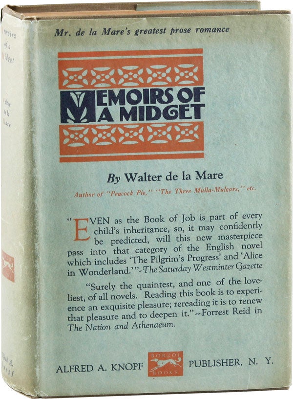 Item #54101] Memoirs of a Midget. Walter DE LA MARE
