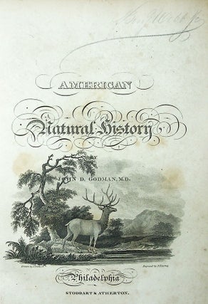 American Natural History. Part I: Mastology [in three volumes; all published]