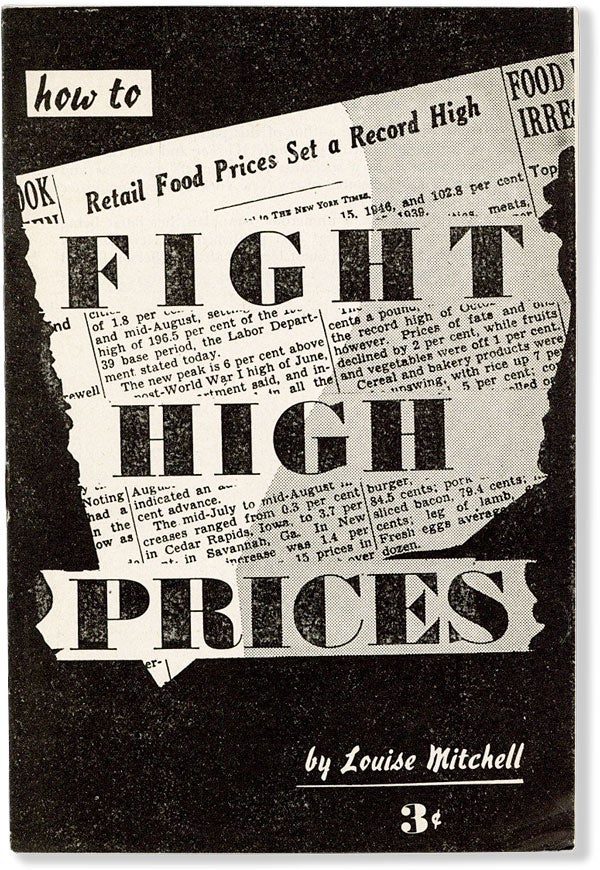 Item #54438] How To Fight High Prices. Louise MITCHELL