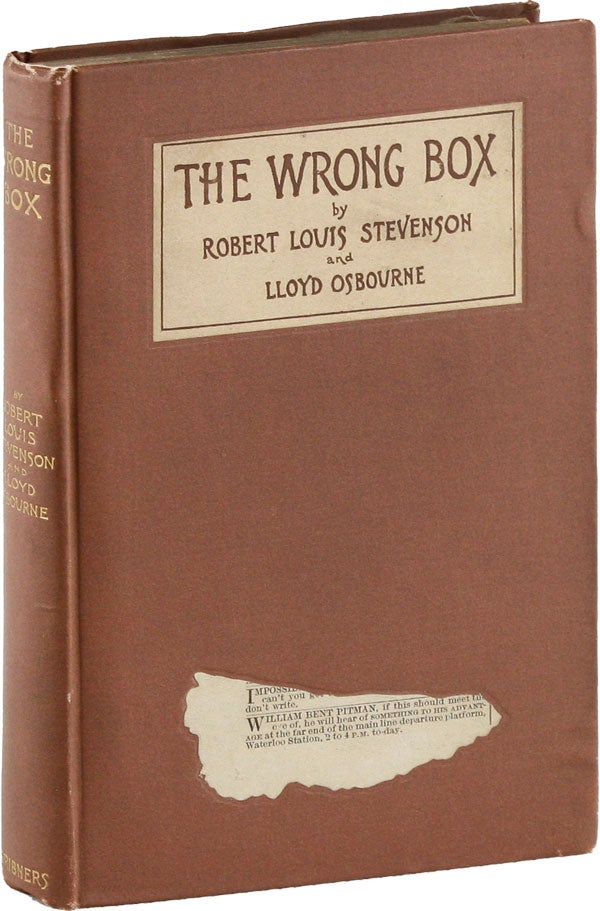 Item #54465] The Wrong Box. Robert Louis STEVENSON, Lloyd Osbourne