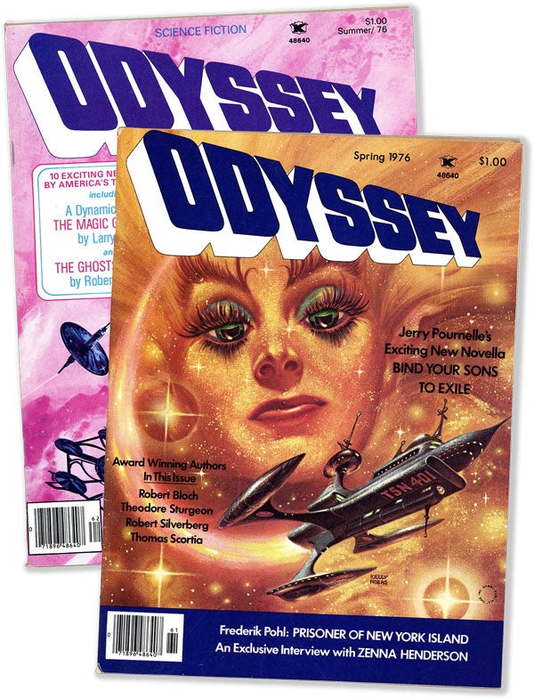 Item #54669] ODYSSEY [Science Fiction Magazine] Vols. 1 & 2 (complete run). Roger ELWOOD, Larry...